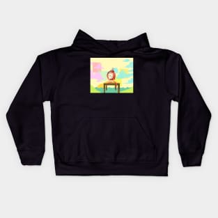 MELTED CLOCK Kids Hoodie